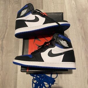 Jordan 1 Retro High Royal Toe Sz 10 nike